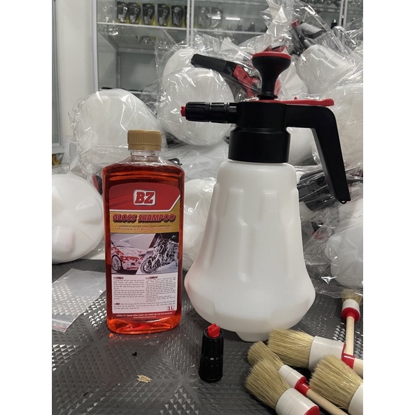 Bình Xịt Tạo Bọt Tuyết Cầm Tay Dung Tích 2 Lít và  3 lít Rửa Xe Ô Tô, Xe Máy