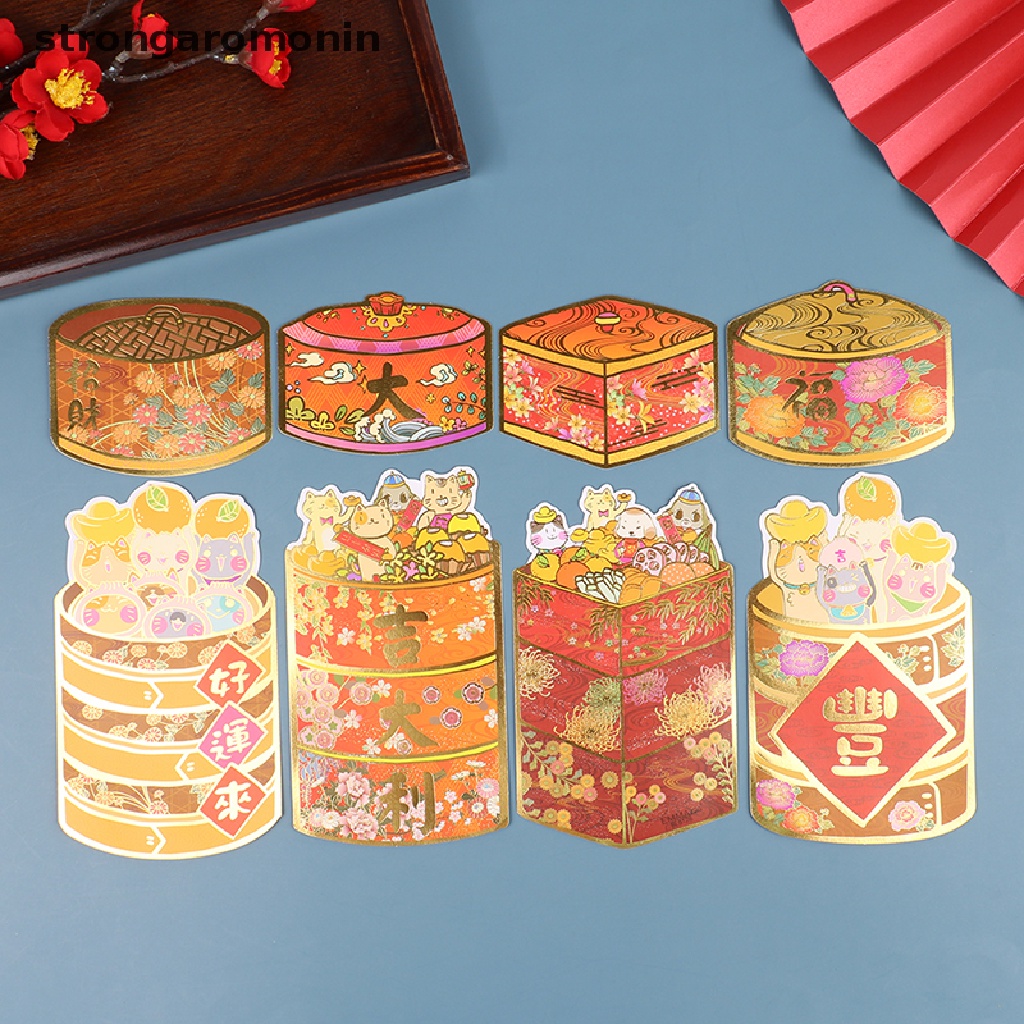 Bao Lì Xì Đỏ May Mắn 3D Kiểu Trung Hoa Dễ Thương