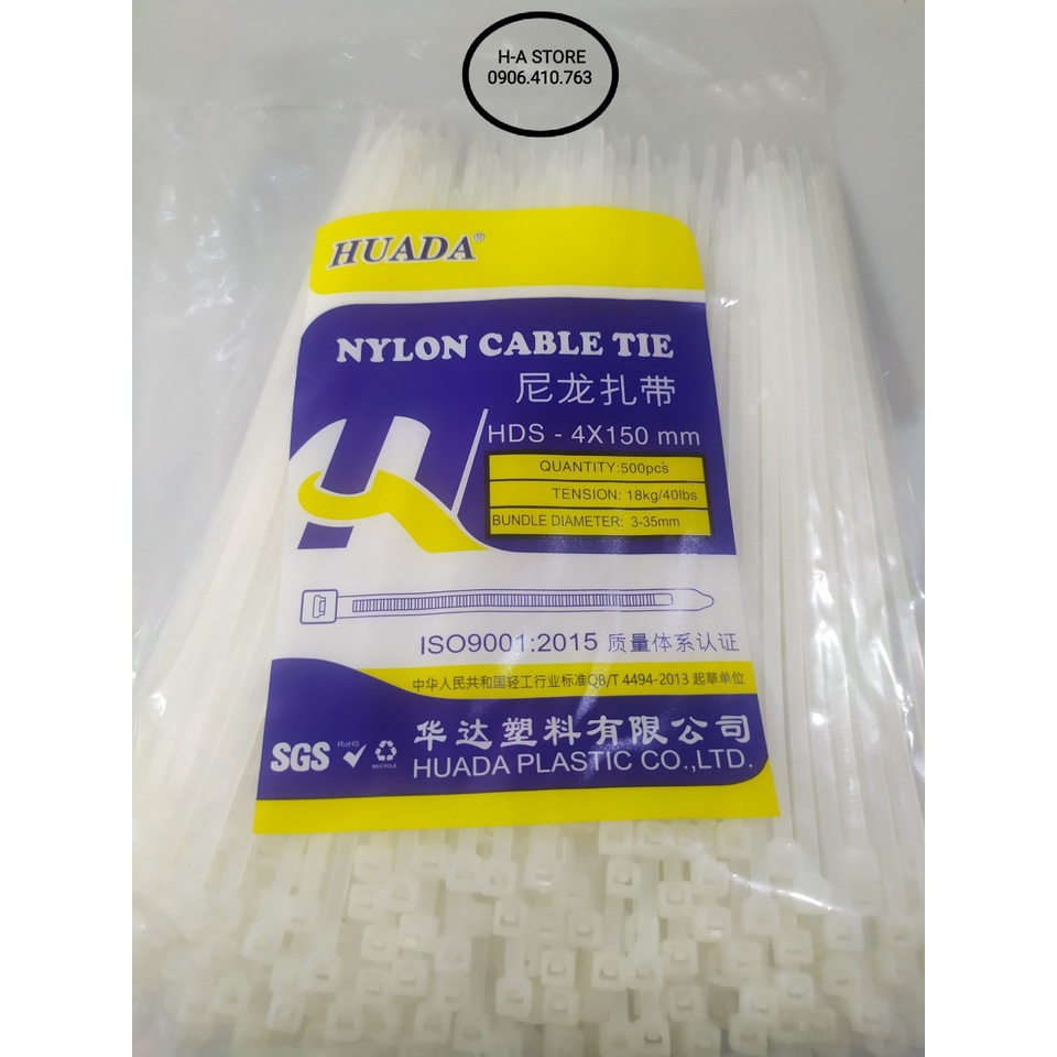 Dây rút nhựa Poly size 10cm / 15cm / 20cm / 25cm / 30cm / 40cm / 50cm