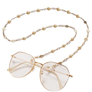 Glasses chain dây đeo kính đeo khẩu trang đeo tai nghe bluetooth chuỗi hoa hồng vàng cổ điển
