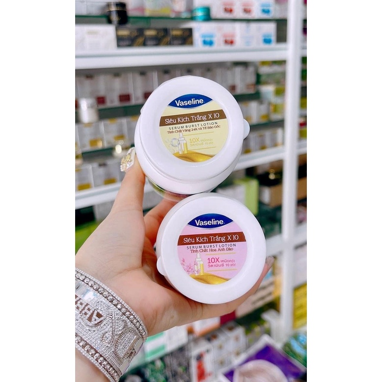 KÍCH TRẮNG VASELINE 10X