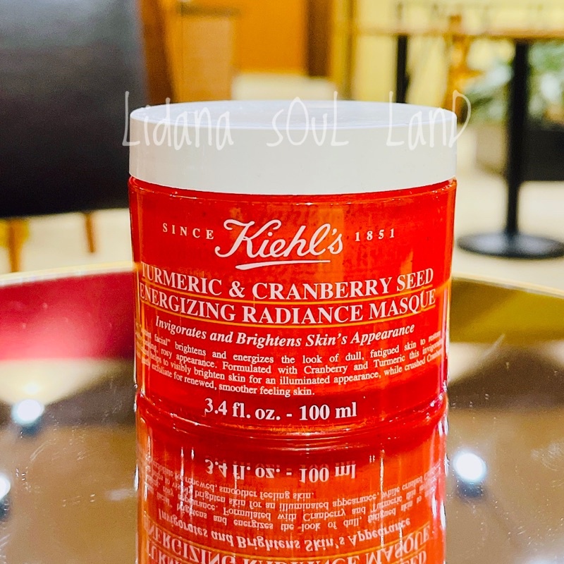 (𝗚𝗼̂́𝗰 𝟭,𝟯 𝘁𝗿𝗶𝗲̣̂𝘂) Mặt nạ nghệ, việt quất Kiehl's Tumeric & Cranberry Seed Energizing Radiance