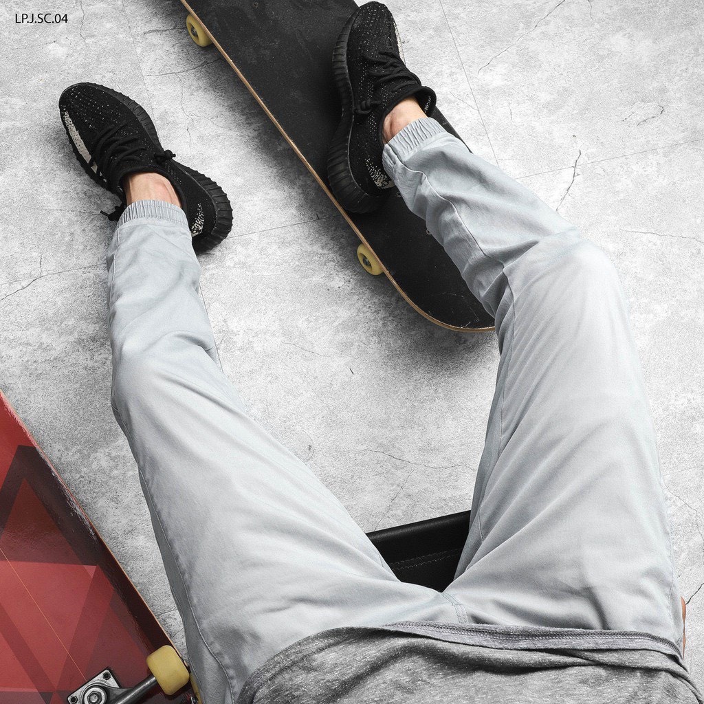 Quần jogger nam Men 194 vải kaki dày dặn, co giãn - form slimfit cao cấp - JGKĐ