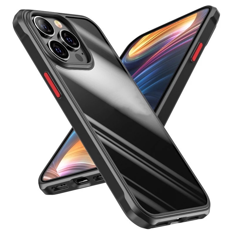 Ốp Điện Thoại acrylic Trong Suốt Chống Trượt Sang Trọng Cho iPhone 14 13 12 11 Pro Max 14 Plus