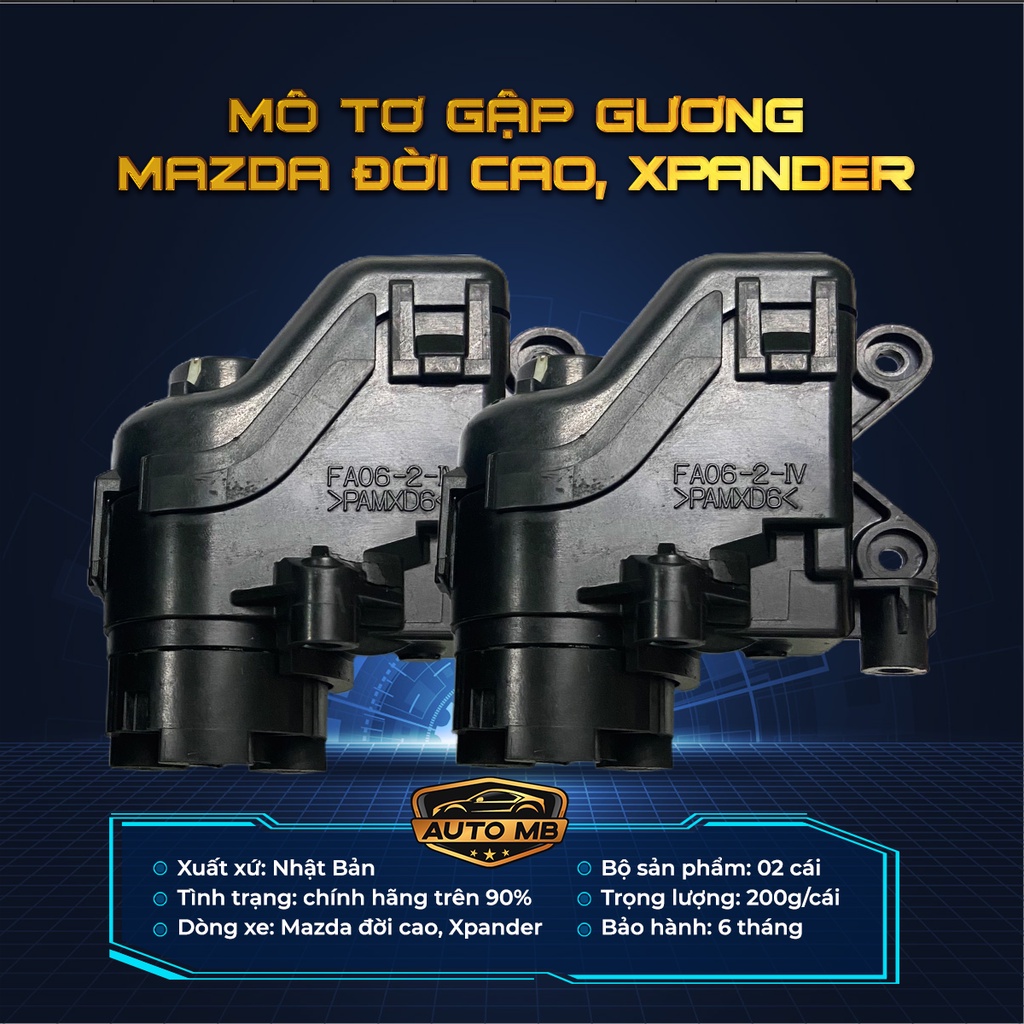 Mô tơ gập gương Mazda đời cao, Mitsubishi Xpander tháo xe chính hãng - AUTO MB