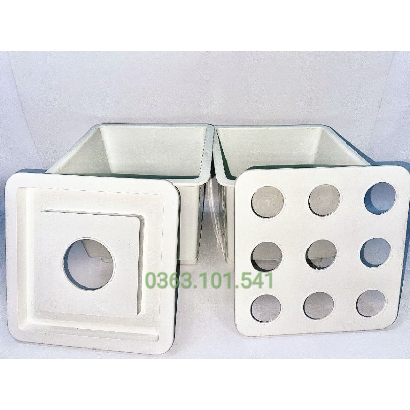 Bộ Thùng Trồng Cây Ăn Trái, Ăn Lá Thủy Canh Tĩnh Tiện Lợi, Dễ Sử Dụng