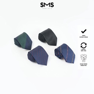 Cà vạt họa tiết kẻ sọc bản 8cm nhiều mẫu, phối sơ mi Smart Suits