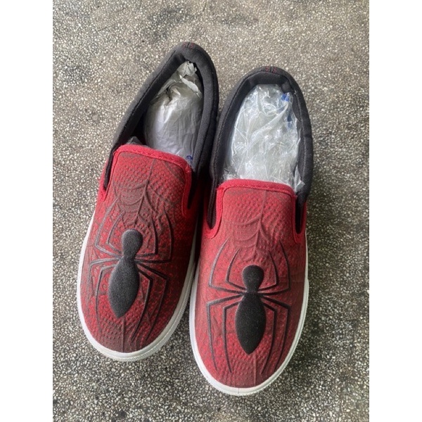 Giày lười Slip on Spiderman hàng xuất cho bé size đại