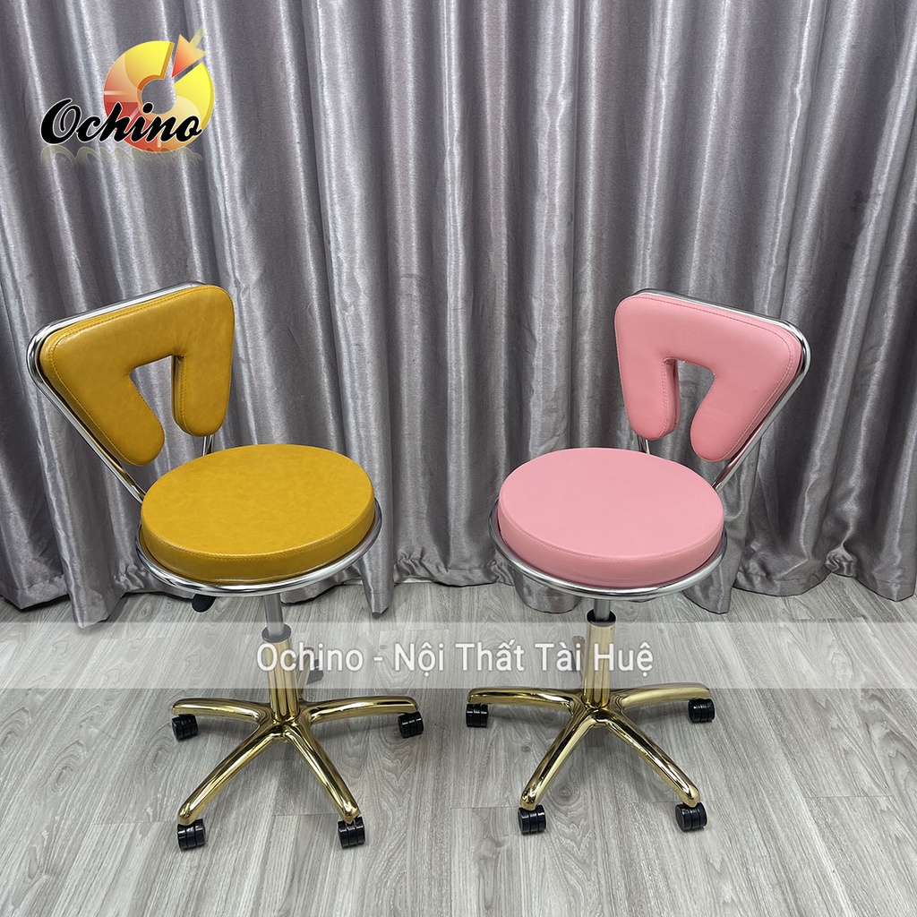 Ghế Xoay, Ghế Văn Phòng Bánh Xe Mẫu Tam giác Cao Cấp Mới Cao 45-55cm ( Hình thật shop chụp)