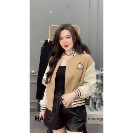 ÁO BOMBER SỐ 56 VÀ BOMBER 77H THÊU LOGO NẶNG TAY CHẮC NỊCH CÓ THÊU LOGO