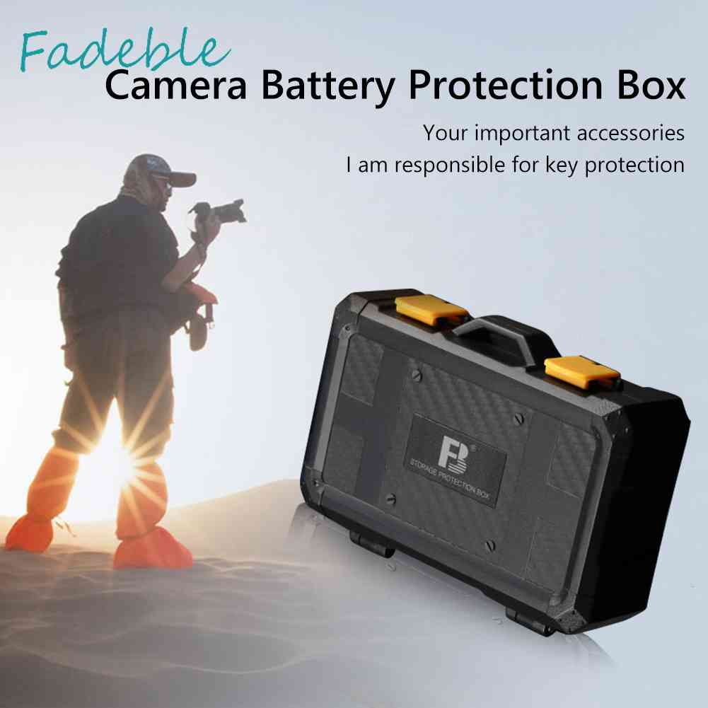 Hộp Đựng Bảo Vệ Pin Máy Ảnh DSLR Thẻ Nhớ SD TF Giá Đỡ