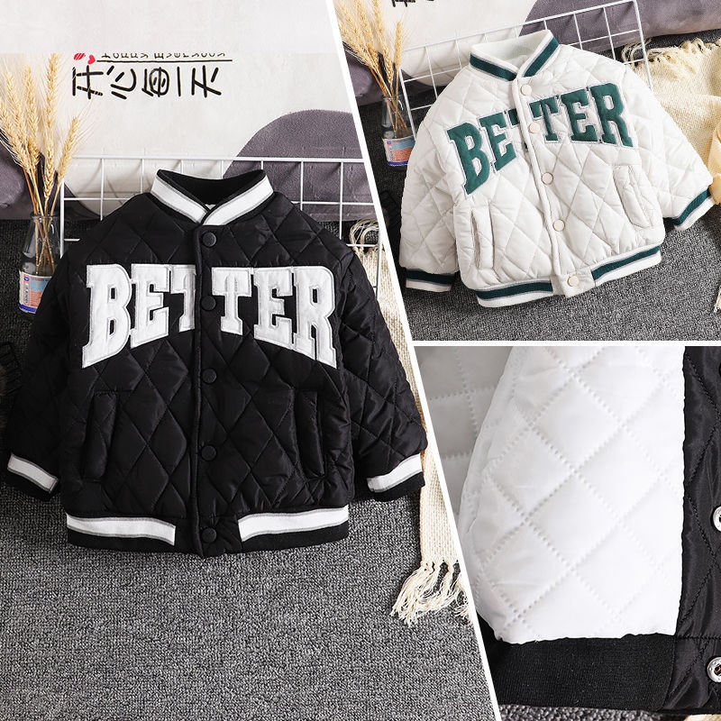 Áo Khoác Bóng Chày Thể Thao Thời Trang Thu Đông Cho Bé Trai 5 Tuổi