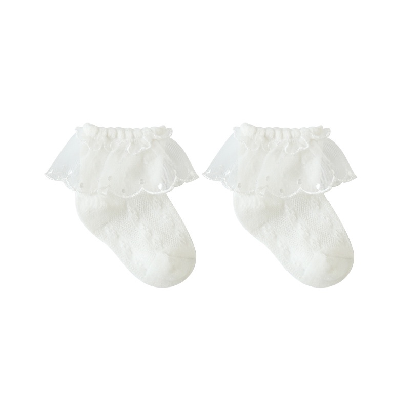 Tất tiểu thư viền ren NEMO BABY cao cấp họa tiết dễ thương cho bé gái