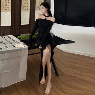 ĐẦM ÔM CHOCKER ĐUÔI CÁ DBL90