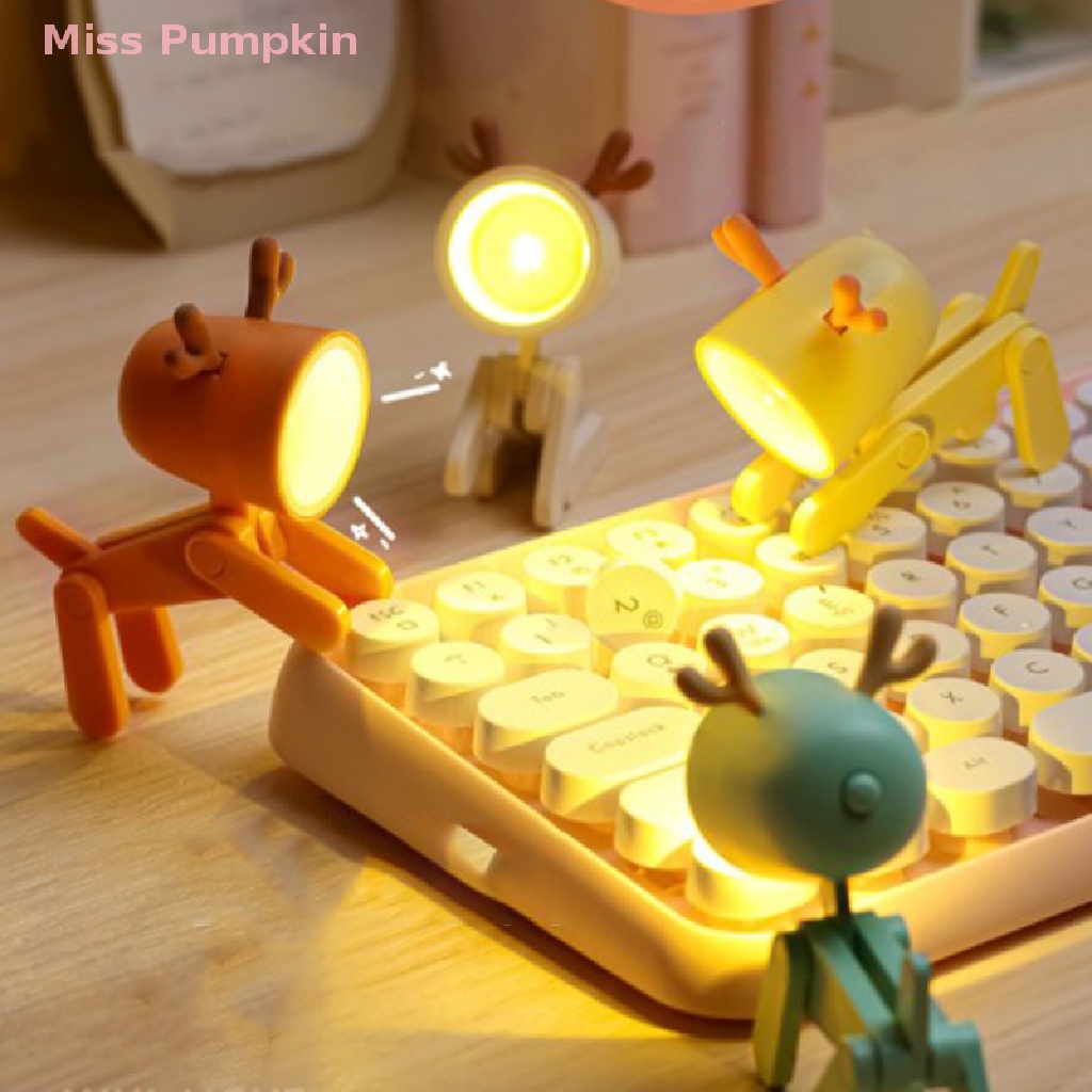 Đèn Ngủ LED Mini Dễ Thương Gấp Lại Được Trang Trí Phòng [Preferred]