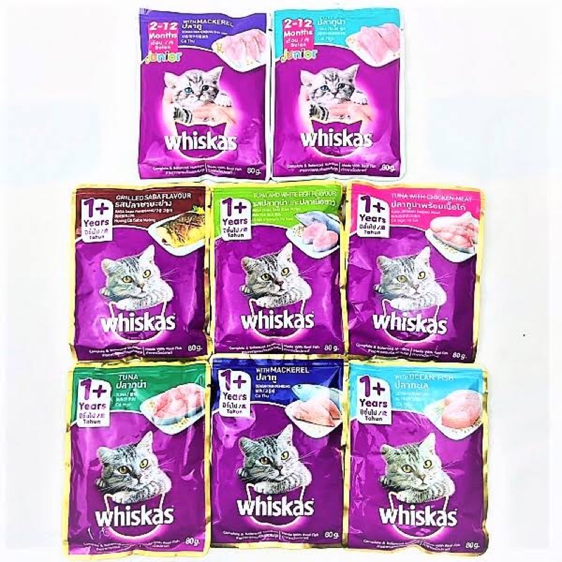 PATE SOUP WHISKAS GÓI 80G (Đủ vị)