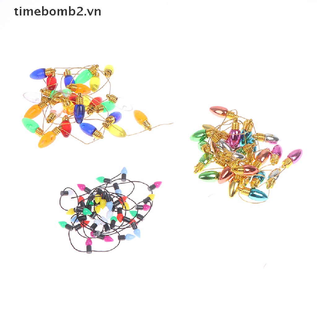 Dây Đèn Led Trang Trí Nhà Búp Bê Năm Mới 2023 Dài 1M Tỉ Lệ 1 / 12