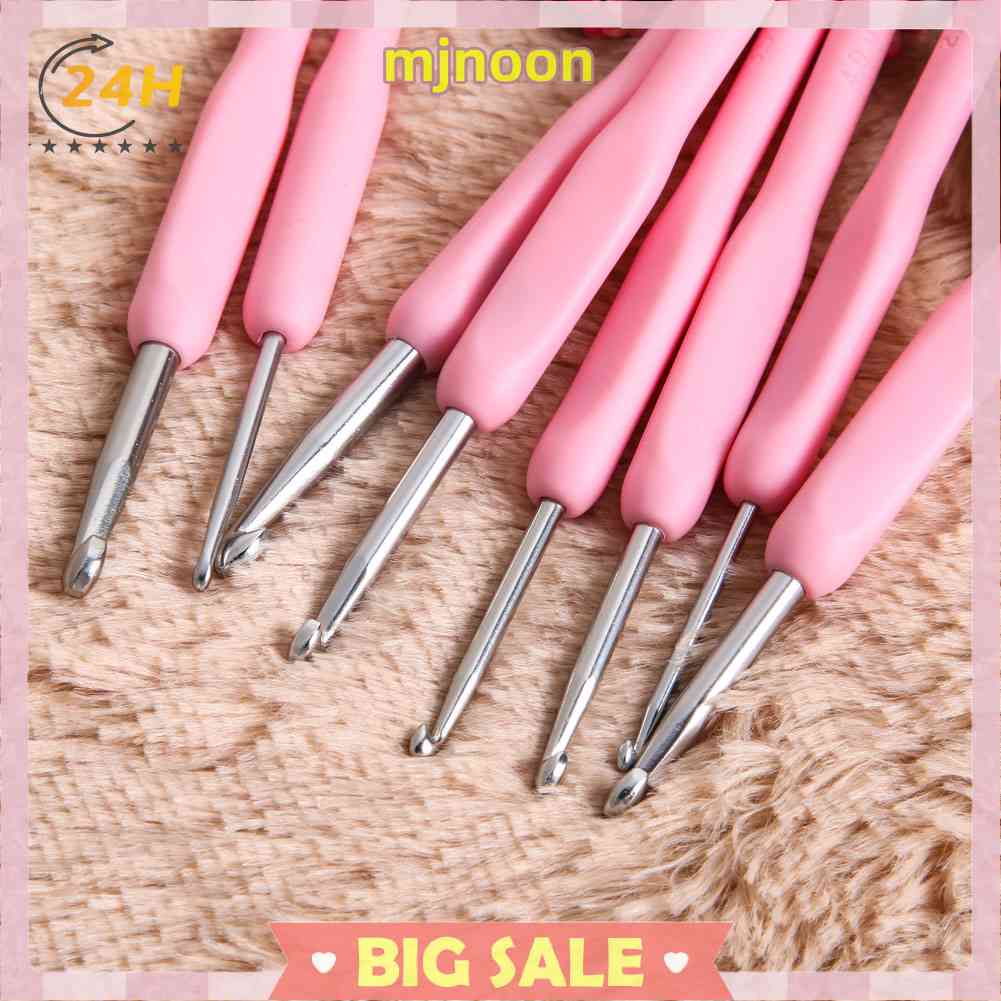 Kim Móc Len 8 Kích Cỡ 2.5-6mm Tay Cầm Nhựa Mềm