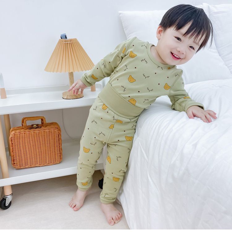 Bộ Quần Áo Ngủ In Hoạt Hình Đáng Yêu Cho Bé Sơ Sinh