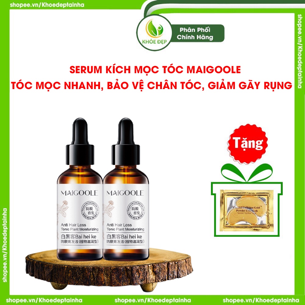 Serum kích mọc tóc nhanh, bảo vệ chân tóc, giảm gãy rụng tóc, dưỡng tóc óng mượt chắc khỏe - Serum mọc tóc Maigoole
