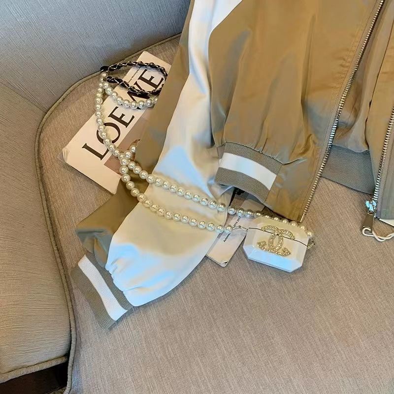 Áo Khoác Bóng Chày Dáng Ngắn Phong Cách Retro Mỹ Thời Trang Mùa Thu 2022 Mới