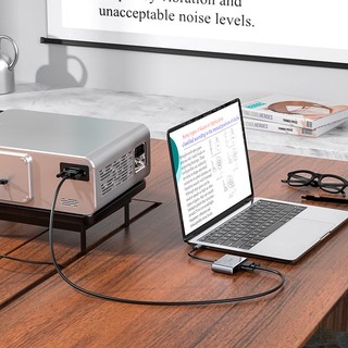 Cáp Chuyển HOCO HB29 Type-C Ra (HDMI + VGA)