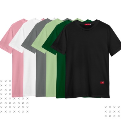 Áo thun unisex bigsize tay lỡ chất liệu cotton form trơn đen trắng nhiều màu dành cho nam nữ basic tee