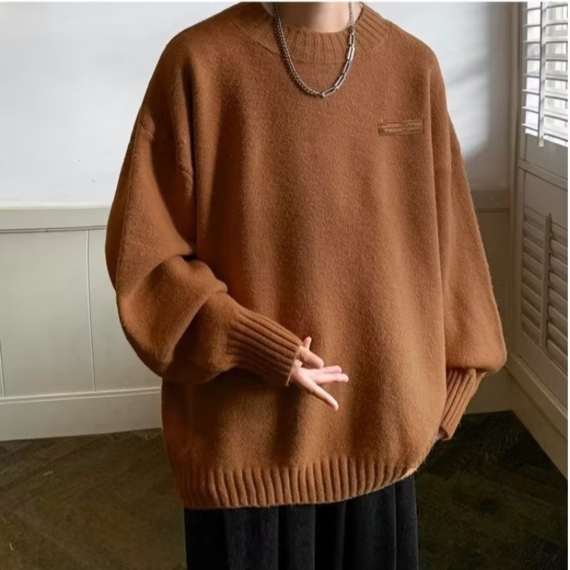 Áo sweater Cổ Tròn Dáng Rộng Thời Trang Thu Đông 2022 Cho Nam