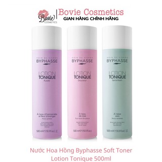 Nước Hoa Hồng Byphasse Soft Toner Lotion Tonique 500ml