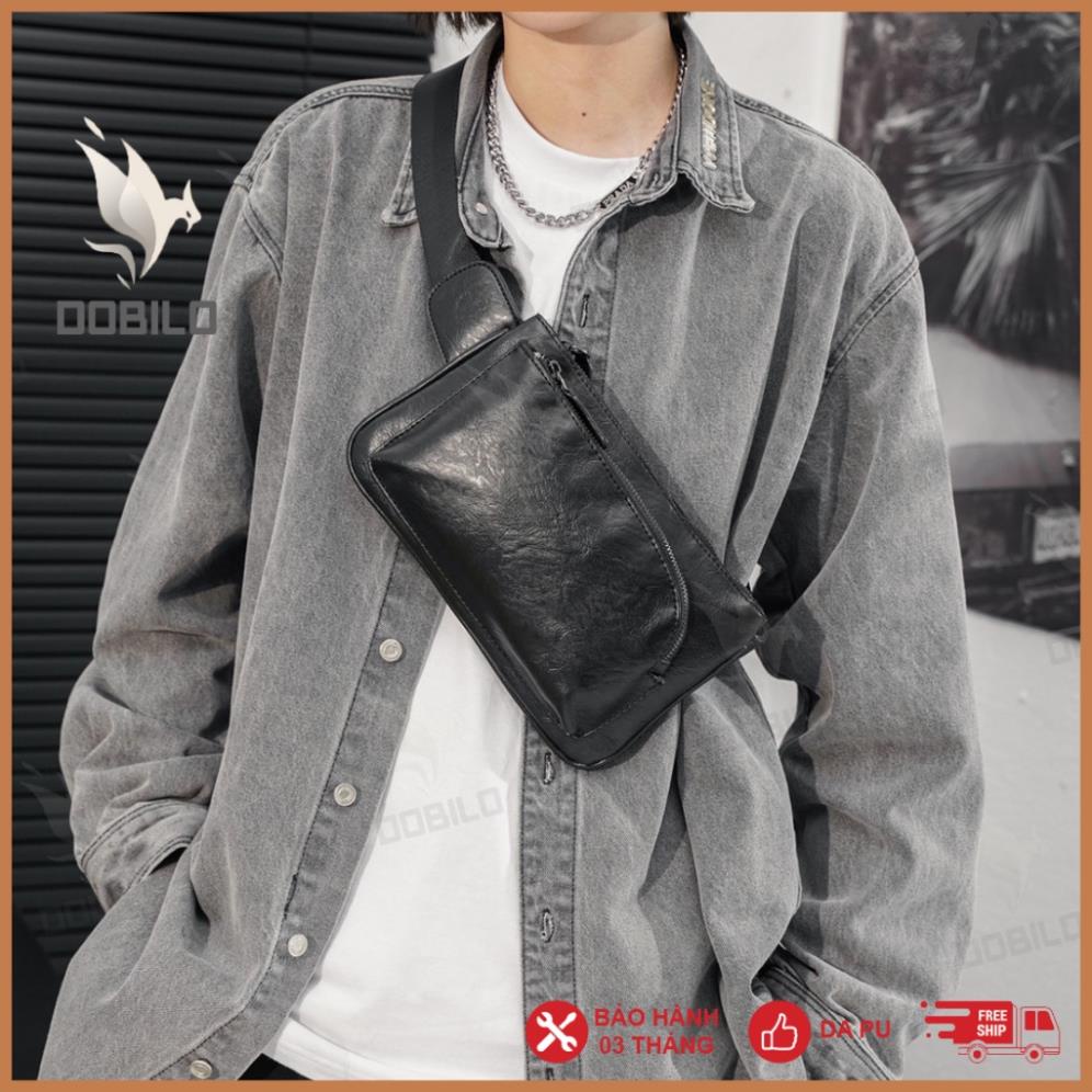 Túi Da Bao Tử, Đeo Ngực DOBILO Nam Nữ - BG03