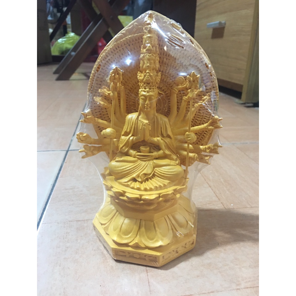 TƯỢNG BỒ TÁT THIÊN THỦ THIÊN NHÃN CHI TIẾT CAO -16CM