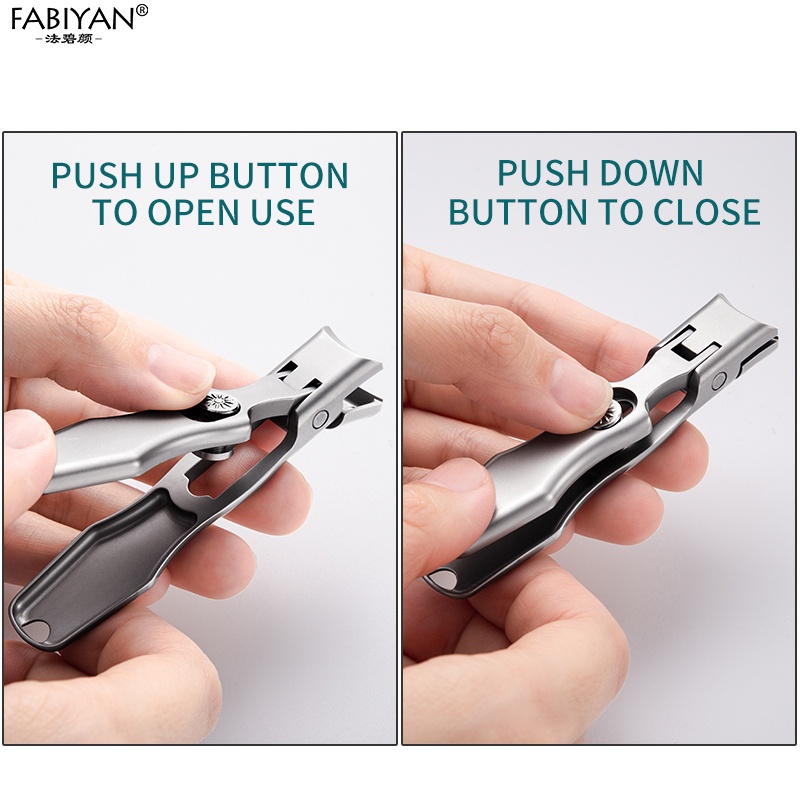 Kềm cắt móng tay FABIYAN bằng thép không gỉ 420