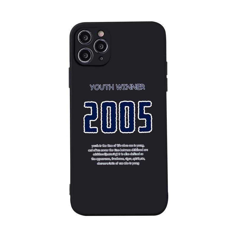 Ốp iphone ốp lưng iphone viền vuông Năm sinh Youth Winner 2005 dành cho ip6 đến ip14promax Nghienoplung - li056