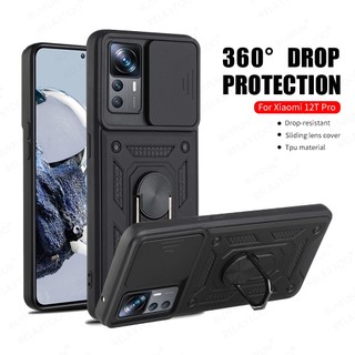 Ốp Điện Thoại Có Nhẫn Xỏ Ngón Tay Cho Xiaomi 12T Pro Redmi K50 Ultra 12Tpro 5G