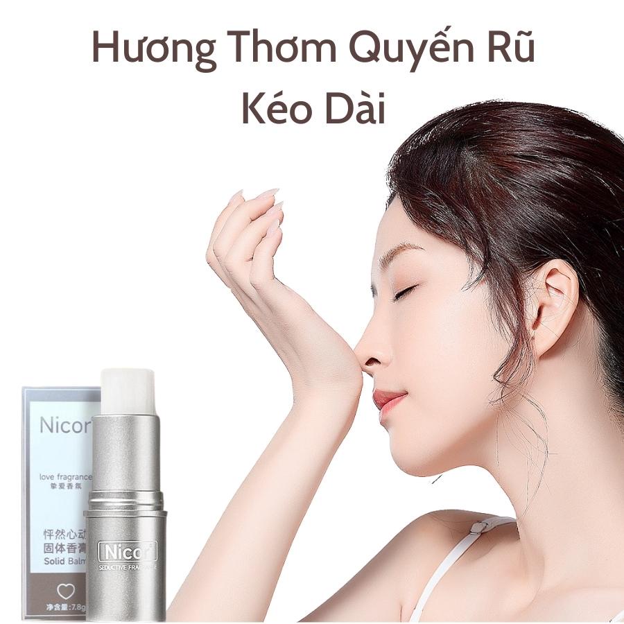 Nước Hoa Khô Nicor Nội Địa Trung Chính Hãng Nước Hoa Body Unisex Dạng Sáp Lưu Giữ Hương Thơm Quyến Rũ Sexy