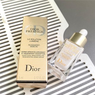 Dior Tinh Chất Dưỡng Trắng Tái Tạo Prestige Light-In-White La Solution Lumiere 5ml-Hàng Chính Hãng