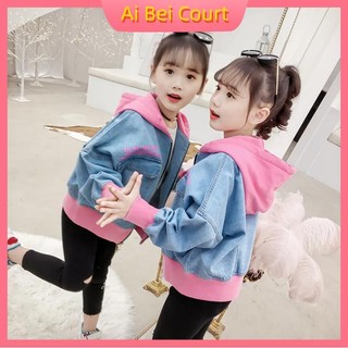 2023 mới áo khoác denim thời trang hàn quốc cho bé