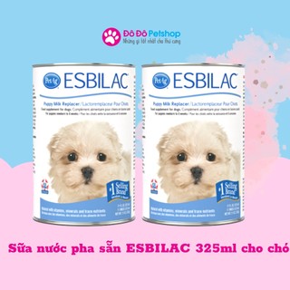 Sữa nước esbilac lon 325ml date hết t6/2023