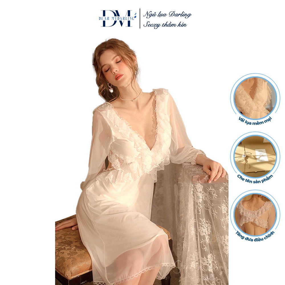 Váy Ngủ Công Chúa DEAR MYDARLING Hở Lưng Quyến Rũ - M02