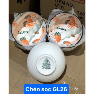 combo 10 chén sứ hoa văn cổ đại