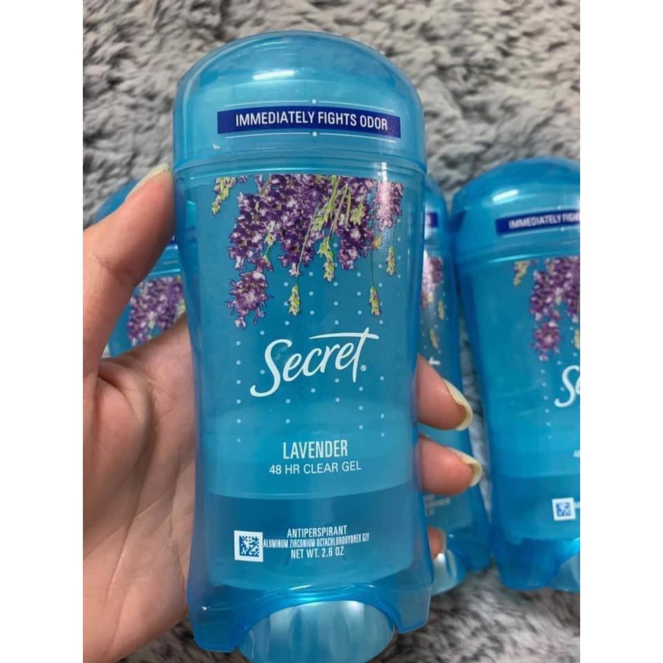 Lăn khử mùi nữ Secret Clear gel 73g