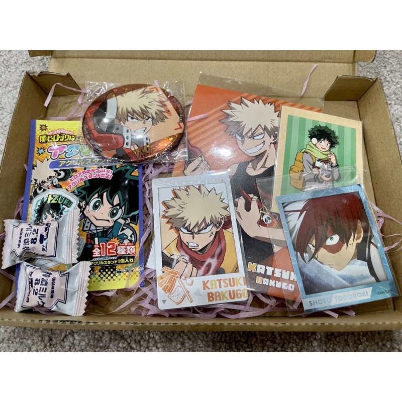 Lucky box(pack) anime/ hộp quà đồ chơi nhân phẩm my hero academia, tokyo revengers, haikyuu..