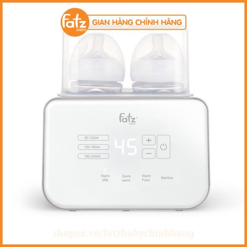 Máy hâm sữa tiệt trùng điện tử 2 bình Duo 5 Fatzbaby FB3203TN