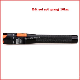 Bút soi sợi quang vfl 10km | đèn laser dò lỗi sợi cáp quang | vỏ sắt - pin aa