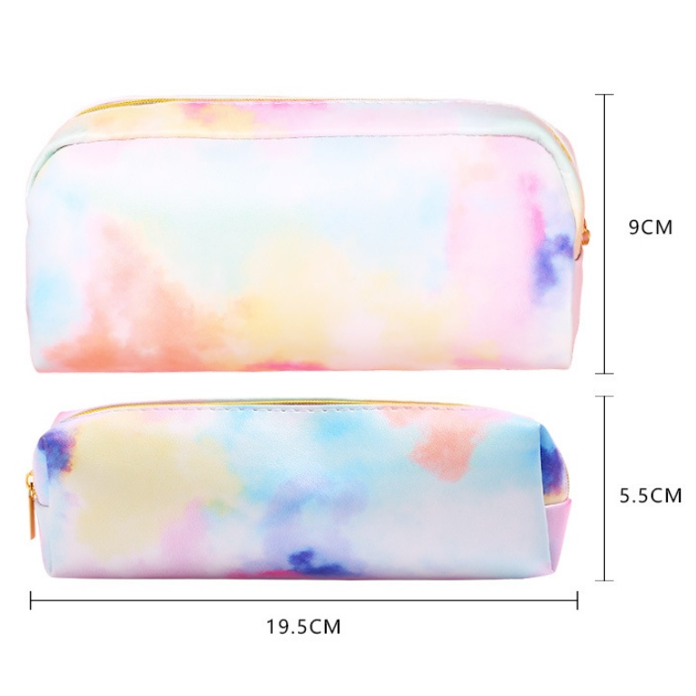 [Hàng sẵn] Túi Đựng Bút Chất Da PU - Không Thấm -  Không Nhăn -  2 Kích Thước Tùy Chọn