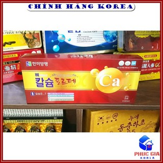 Viên Canxi Hàn Quốc Hanmi Chính Hãng, Hộp 120 viên - Giúp Xương Khớp Chắc Khỏe