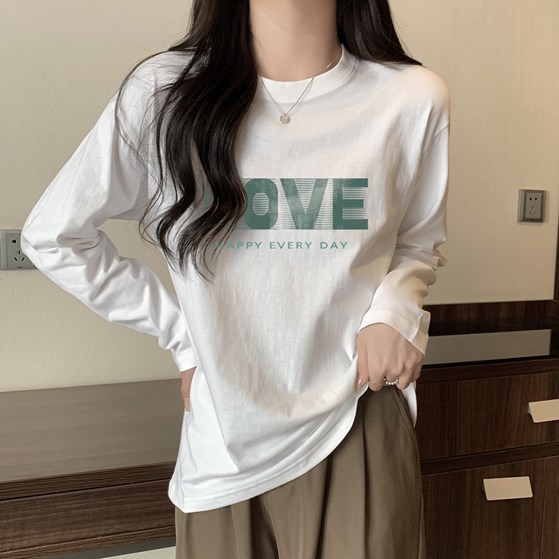 NRVP Áo Thun Nữ Dài Tay Thời Trang Hàn Quốc 2023