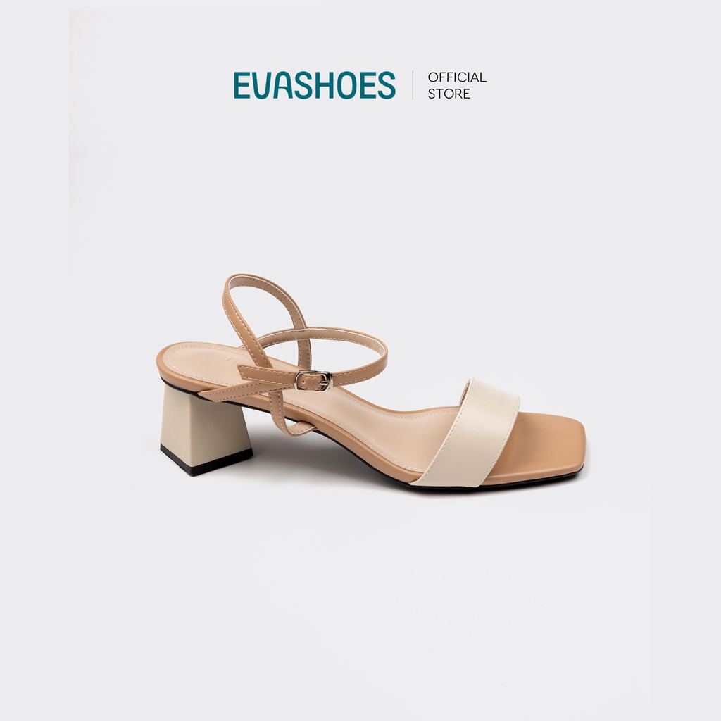 Sandal Đế Vuông Quai Ngang 5cm EVASHOES - EVA0055V