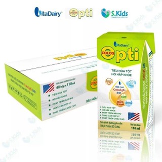 Thùng 48 hộp sữa bột pha sẵn Colos opti 110ml