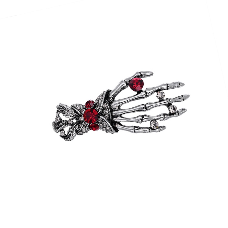 Wangyue Ghim Cài Áo Hình Đầu Lâu Phong Cách Punk Halloween